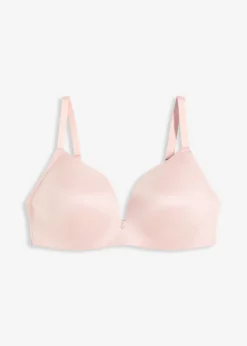 bonprix bonprix Sujetadores>Sujetador sin aros de material brillante rosa pálido
