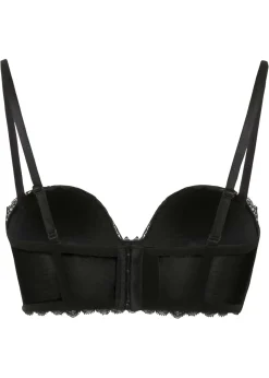 bonprix bonprix Novedades>Sujetador tipo balconette de encaje Blanco lana