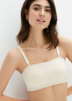 Mujer bonprix bonprix Sujetador tipo bandeau sin costuras Feel Comfort con tirantes desmontables