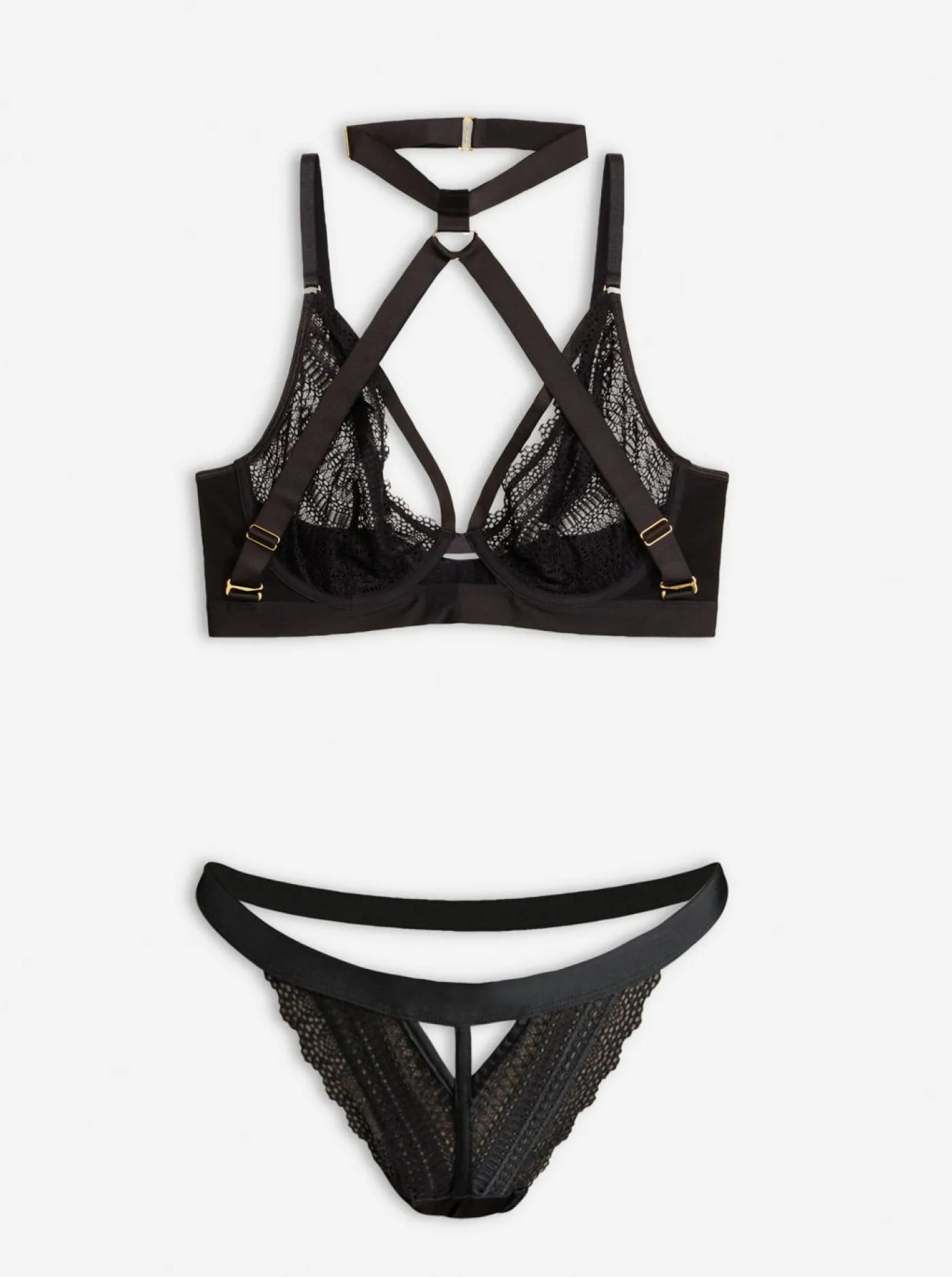 bonprix bonprix Lencería Sexy|Bragas>Tanga Negro