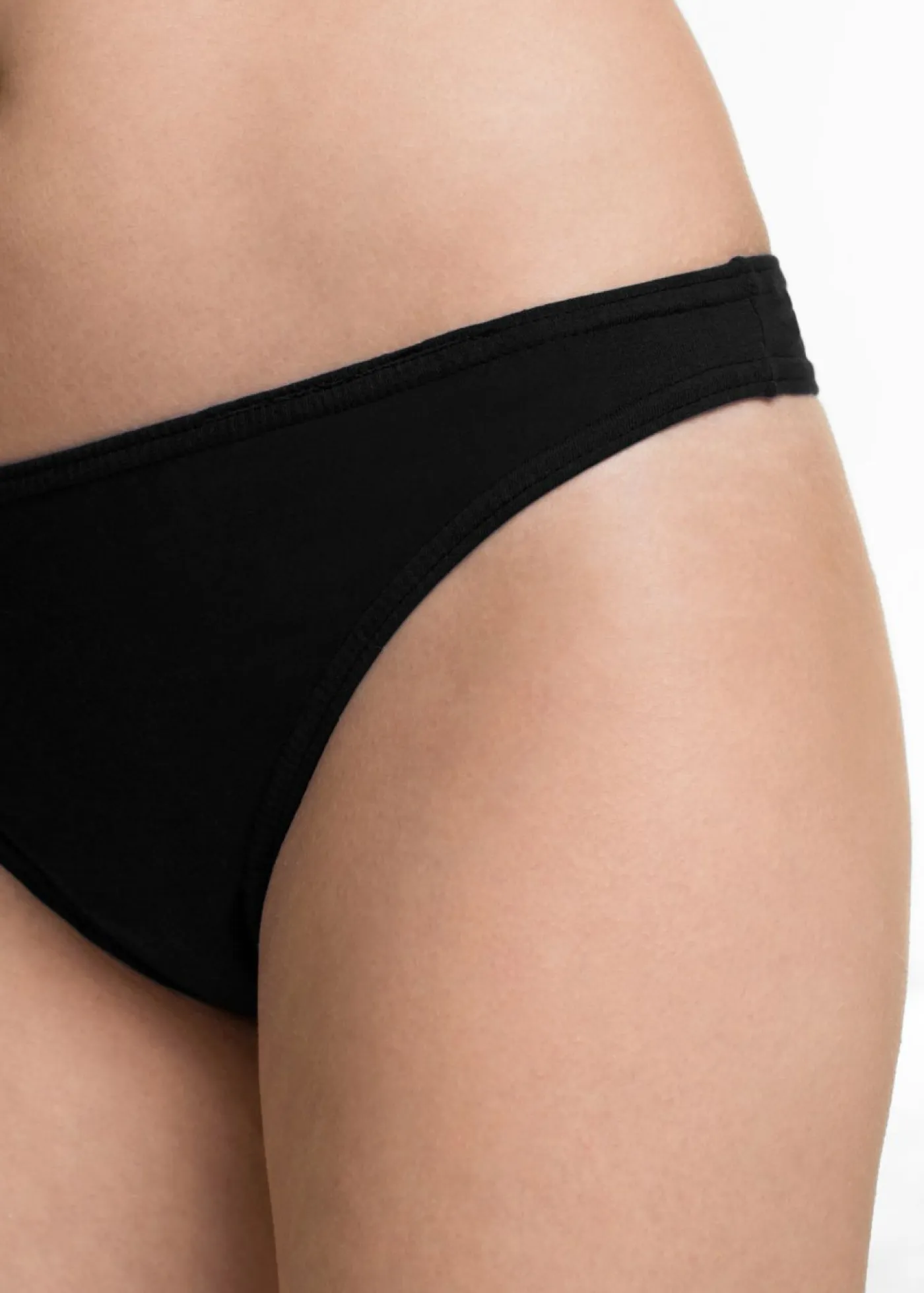 bonprix bonprix Ropa Interior De Algodón|Básicos>Tanga (10 unidades) Negro