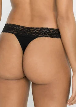 Mujer bonprix bonprix Tanga (4 unidades) con algodón