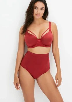 Mujer bonprix bonprix Tanga con efecto brillante y efecto moldeador ligero (2 unidades)