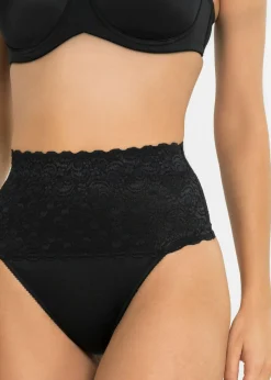 Mujer bonprix bonprix Tanga con efecto moldeador medio (2 unidades)