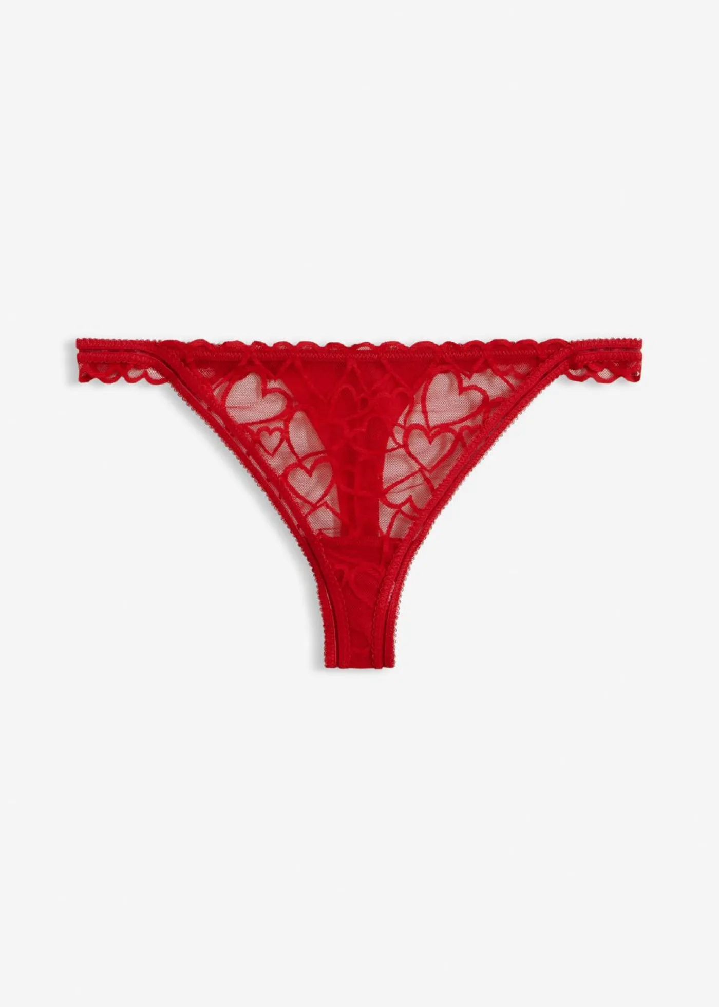 Mujer bonprix bonprix Tanga con encaje de corazones