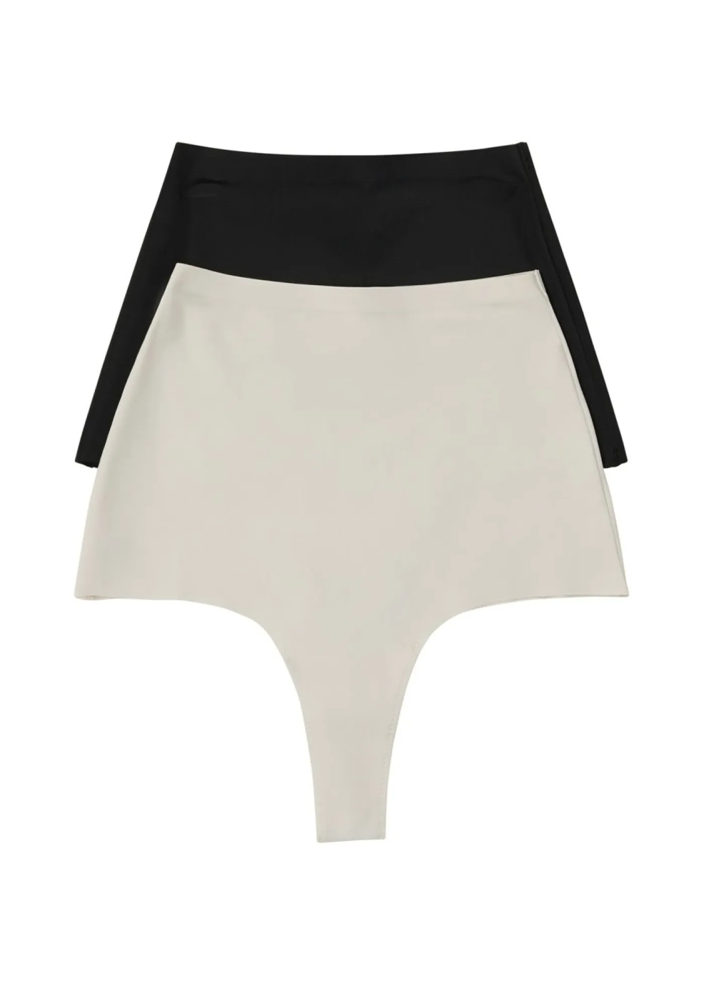 Mujer bonprix bonprix Tanga sin costuras con efecto moldeador medio (2 unidades)