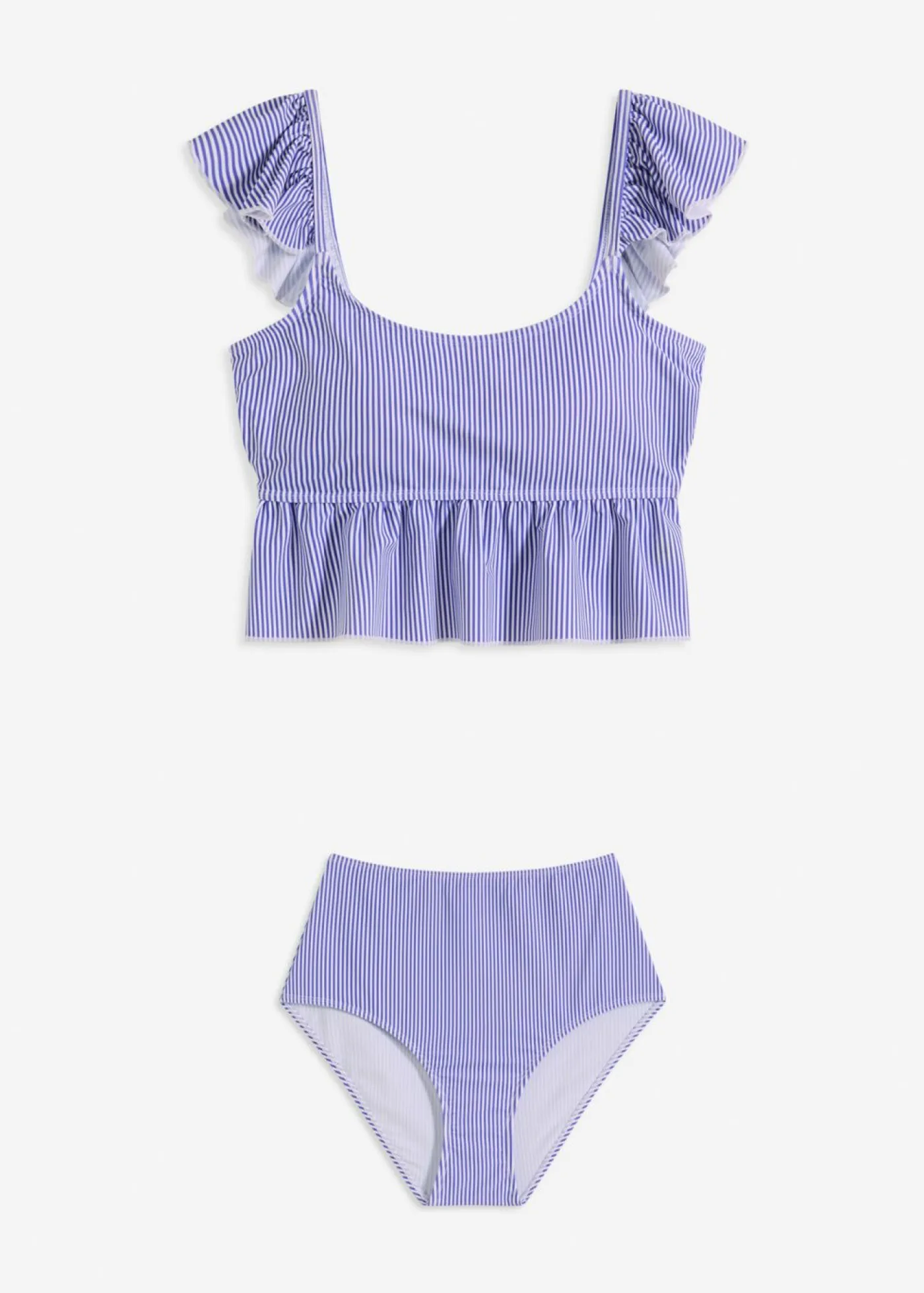 bonprix bonprix Tankinis>Tankini (2 piezas) blanco-azul con rayas