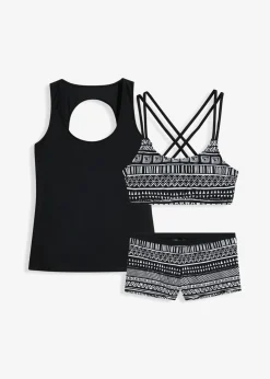 Mujer bonprix bonprix Tankini (3 piezas) con sujetador bustier