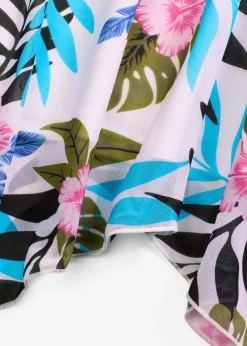 bonprix bonprix Tankinis>Tankini (2 piezas) de malla estampado Blanco de flores