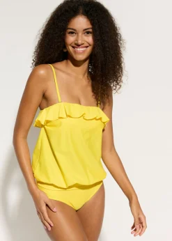 Mujer bonprix bonprix Tankini bandeau (2 piezas) con tirantes multiposición