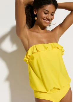 Mujer bonprix bonprix Tankini bandeau (2 piezas) con tirantes multiposición