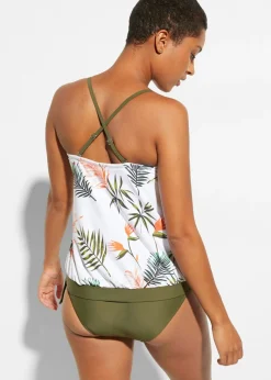 Mujer bonprix bonprix Tankini bandeau (2 piezas) con tirantes multiposición