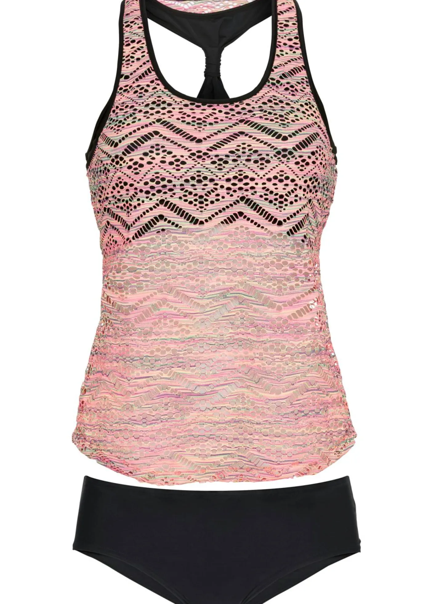 Mujer bonprix bonprix Tankini con encaje elástico (2 piezas)
