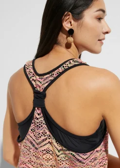 Mujer bonprix bonprix Tankini con encaje elástico (2 piezas)