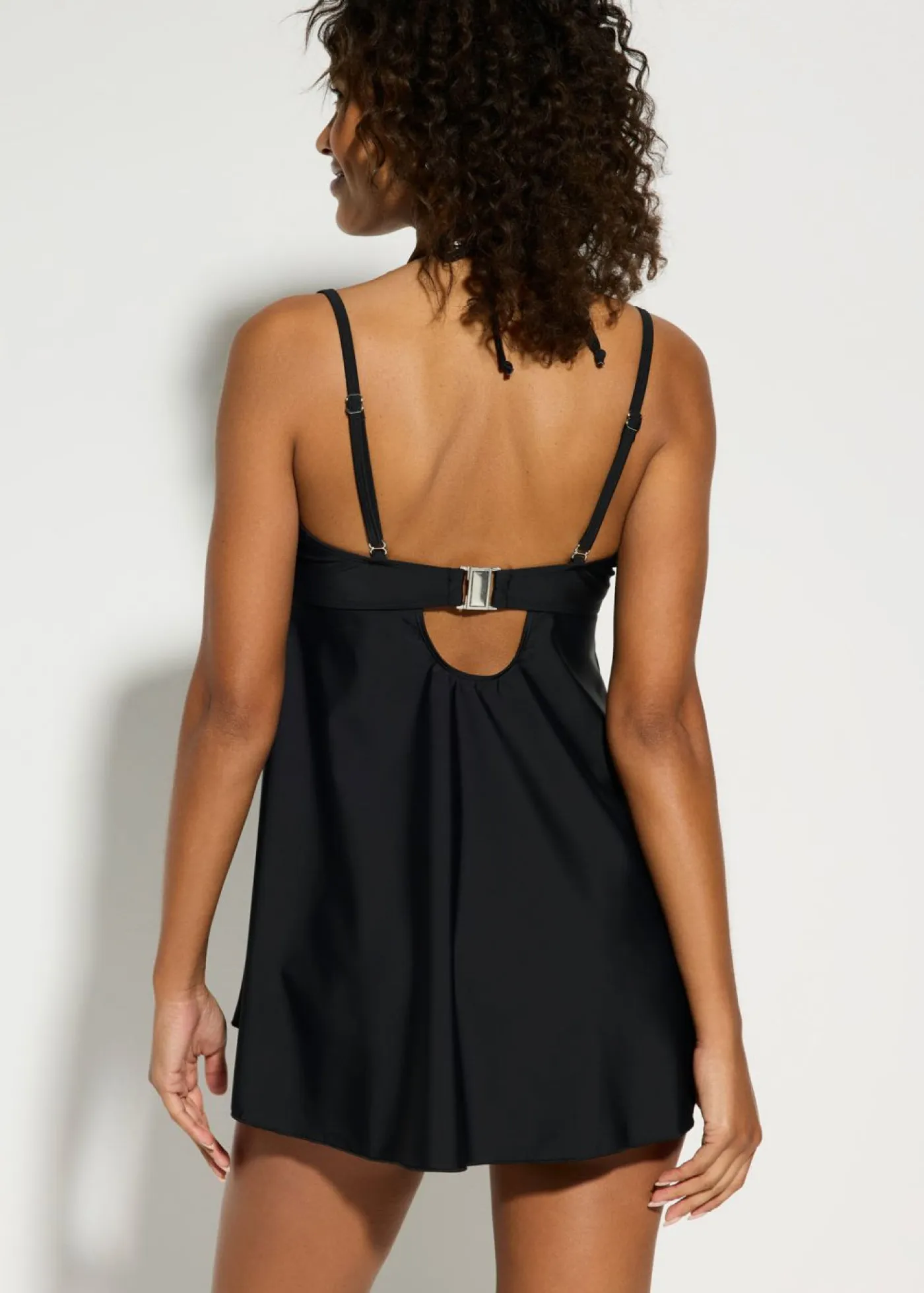 bonprix bonprix Tankinis|Copas Grandes (D-G)>Tankini largo (2 piezas) Negro