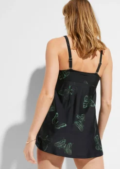 Mujer bonprix bonprix Tankini largo con escote en V (2 piezas)