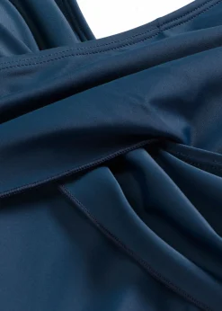 bonprix bonprix Tankinis>Tankini largo (2 piezas) con escote en V Azul almirante