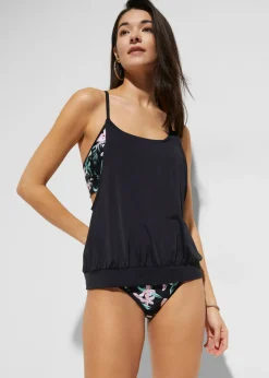 bonprix bonprix Tankinis>Tankini oversize (2 piezas) a capas Negro