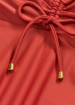 bonprix bonprix Ropa De Baño Premamá|Tankinis>Tankini premamá (2 piezas) con cinta para anudar naranja óxido