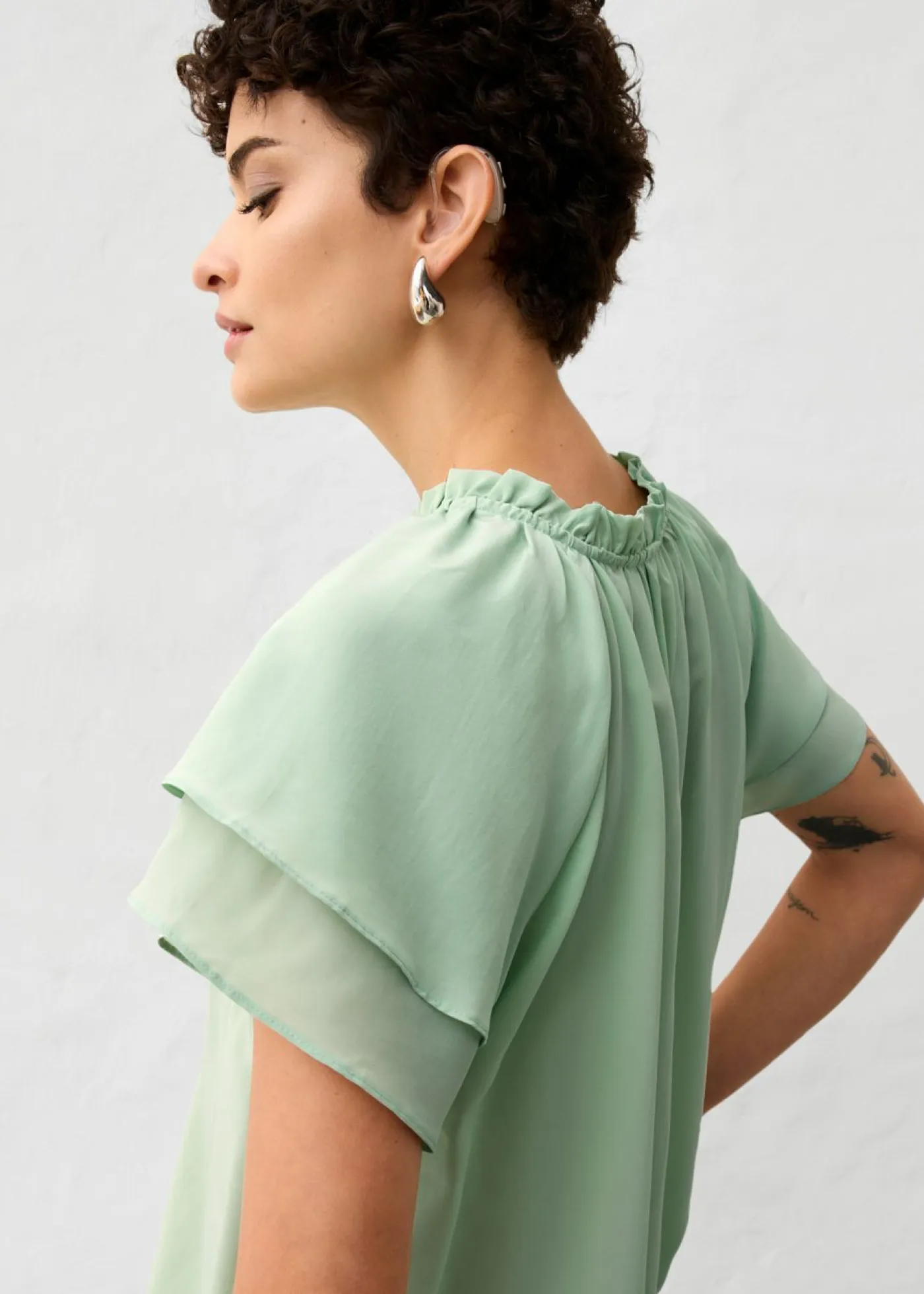 Mujer bonprix bonprix Túnica con contenido de seda