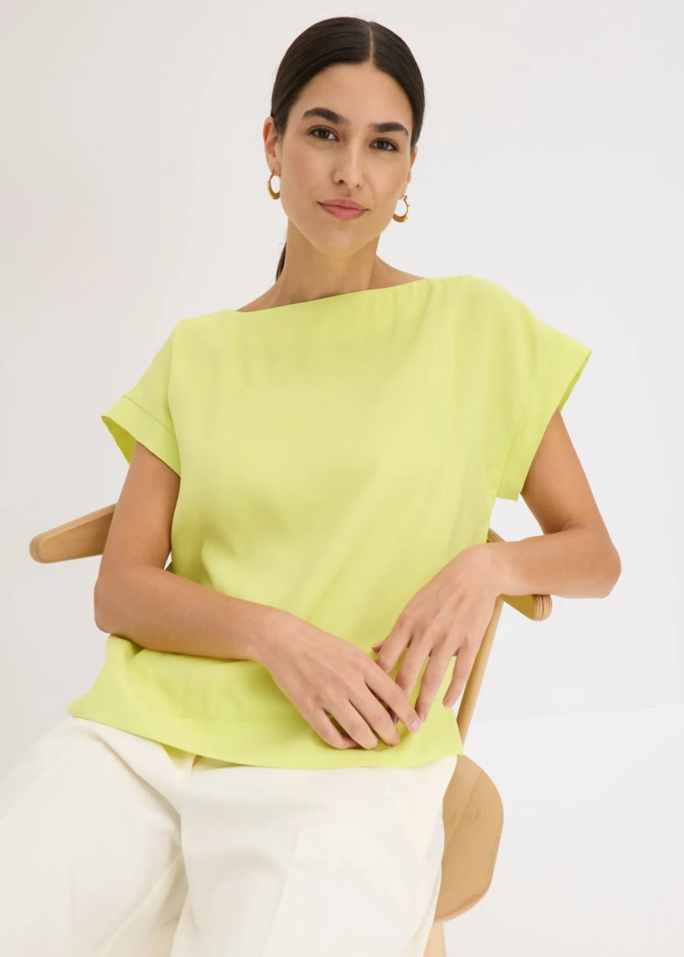 Mujer bonprix bonprix Túnica con escote barco