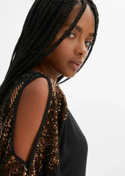 Mujer bonprix bonprix Túnica con lentejuelas