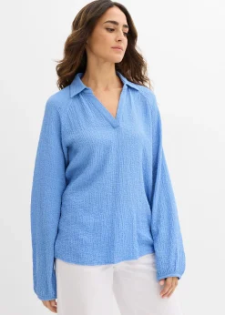 bonprix bonprix Camisas Y Blusas>Túnica con viscosa azul provenzal
