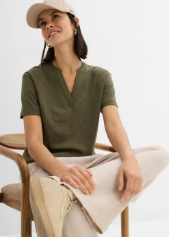 Mujer bonprix bonprix Túnica de algodón orgánico puro