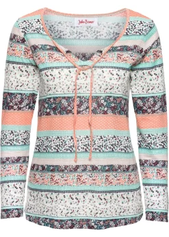 bonprix bonprix Camisetas>Túnica de manga larga salmón