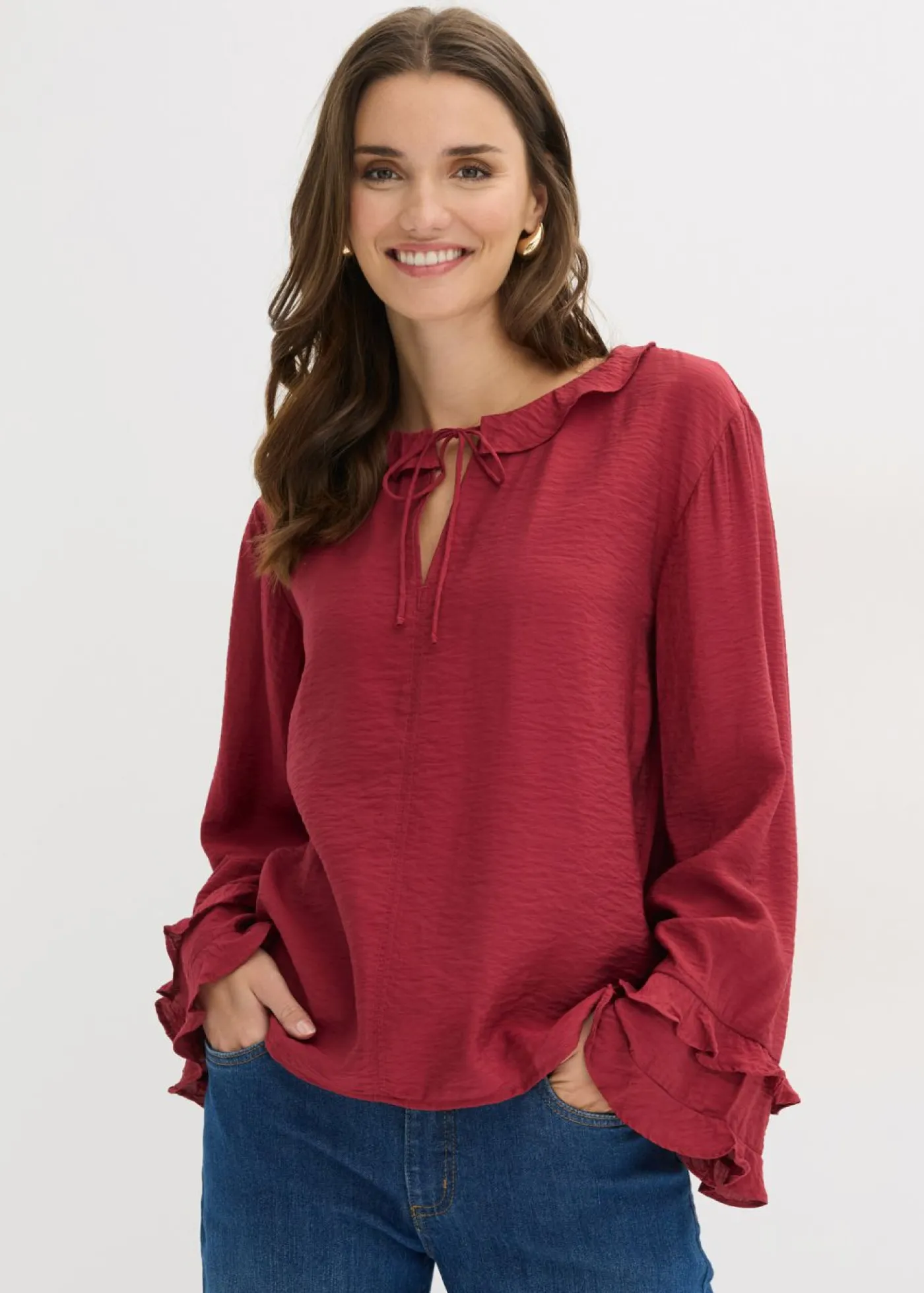 Mujer bonprix bonprix Túnica de mezcla de viscosa fina