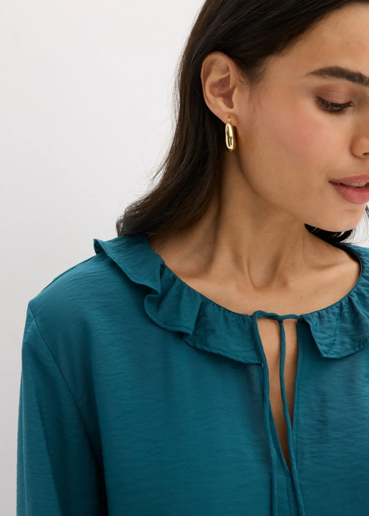 bonprix bonprix Camisas Y Blusas>Túnica de mezcla de viscosa fina verde pimiento