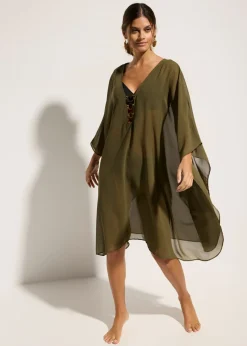 Mujer bonprix bonprix Túnica de playa de gasa ligera