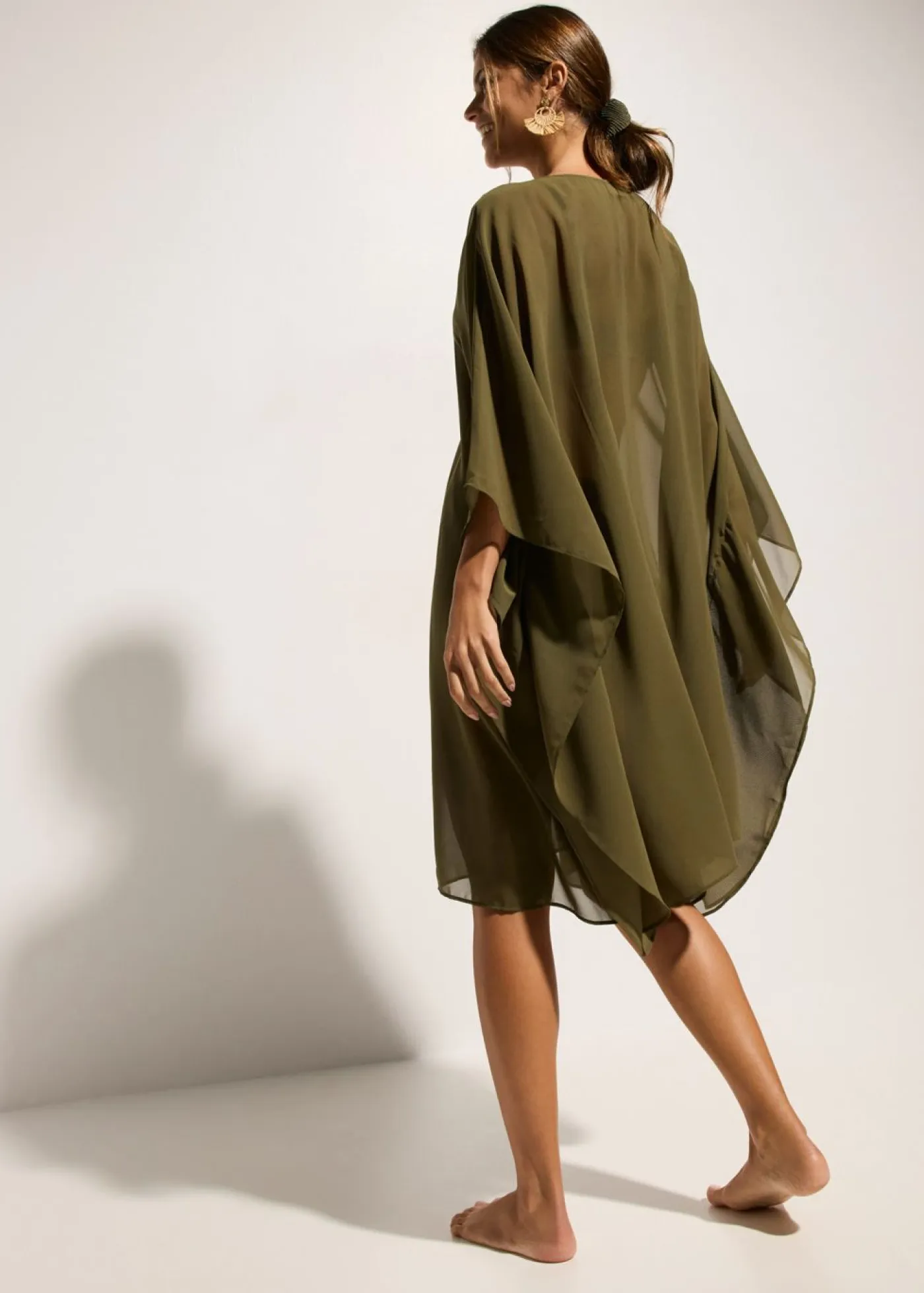 Mujer bonprix bonprix Túnica de playa de gasa ligera