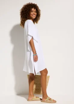 Mujer bonprix bonprix Túnica de playa de muselina vaporosa