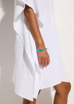 Mujer bonprix bonprix Túnica de playa de muselina vaporosa