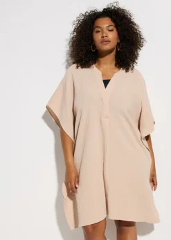 Mujer bonprix bonprix Túnica de playa de muselina vaporosa