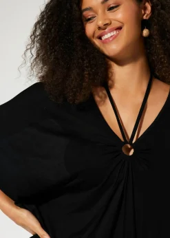 Mujer bonprix bonprix Túnica de playa transparente de viscosa