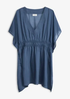 Mujer bonprix bonprix Túnica de playa transparente con escote en V