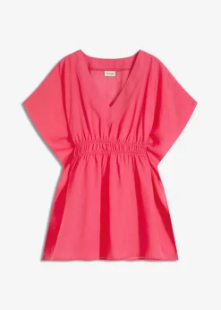 Mujer bonprix bonprix Túnica de playa transparente con escote en V