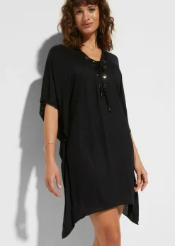 Mujer bonprix bonprix Túnica de playa transparente de viscosa