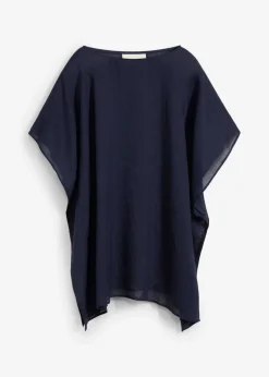 bonprix bonprix Premium|Camisas Y Blusas>Túnica de ramio Azul marino