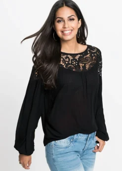 Mujer bonprix bonprix Túnica de viscosa fluida