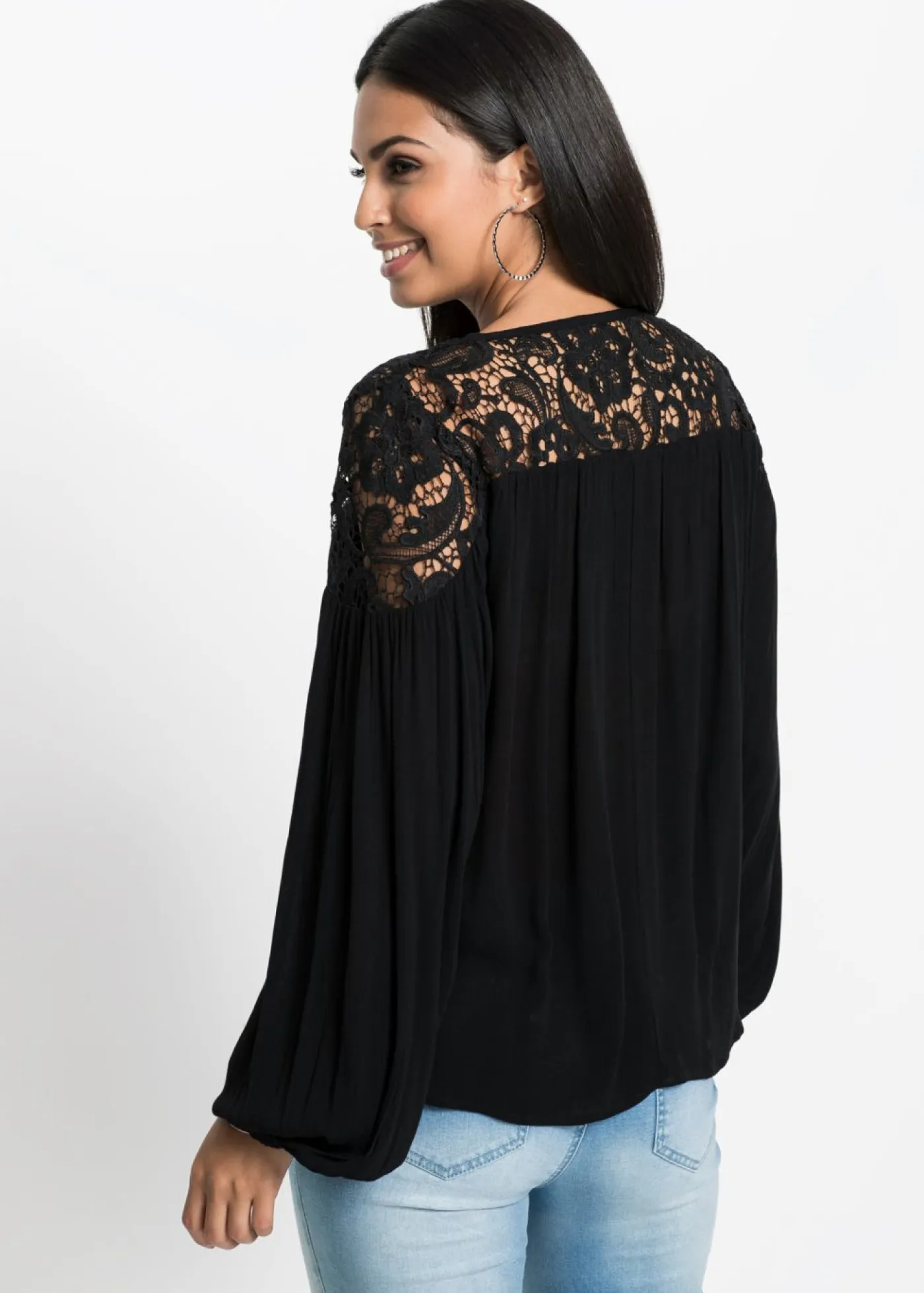 Mujer bonprix bonprix Túnica de viscosa fluida