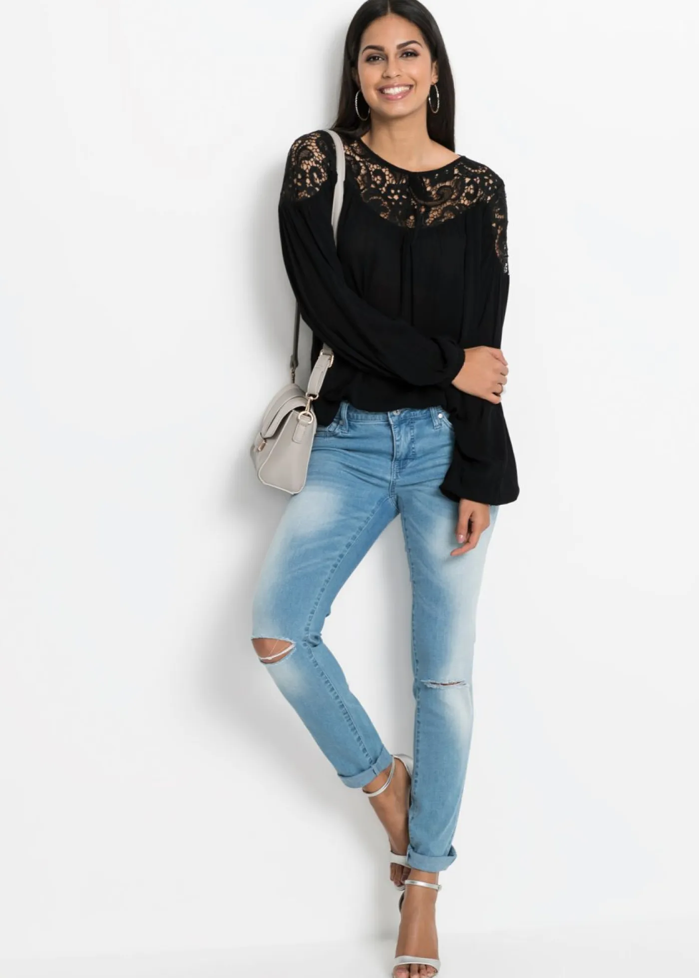 Mujer bonprix bonprix Túnica de viscosa fluida