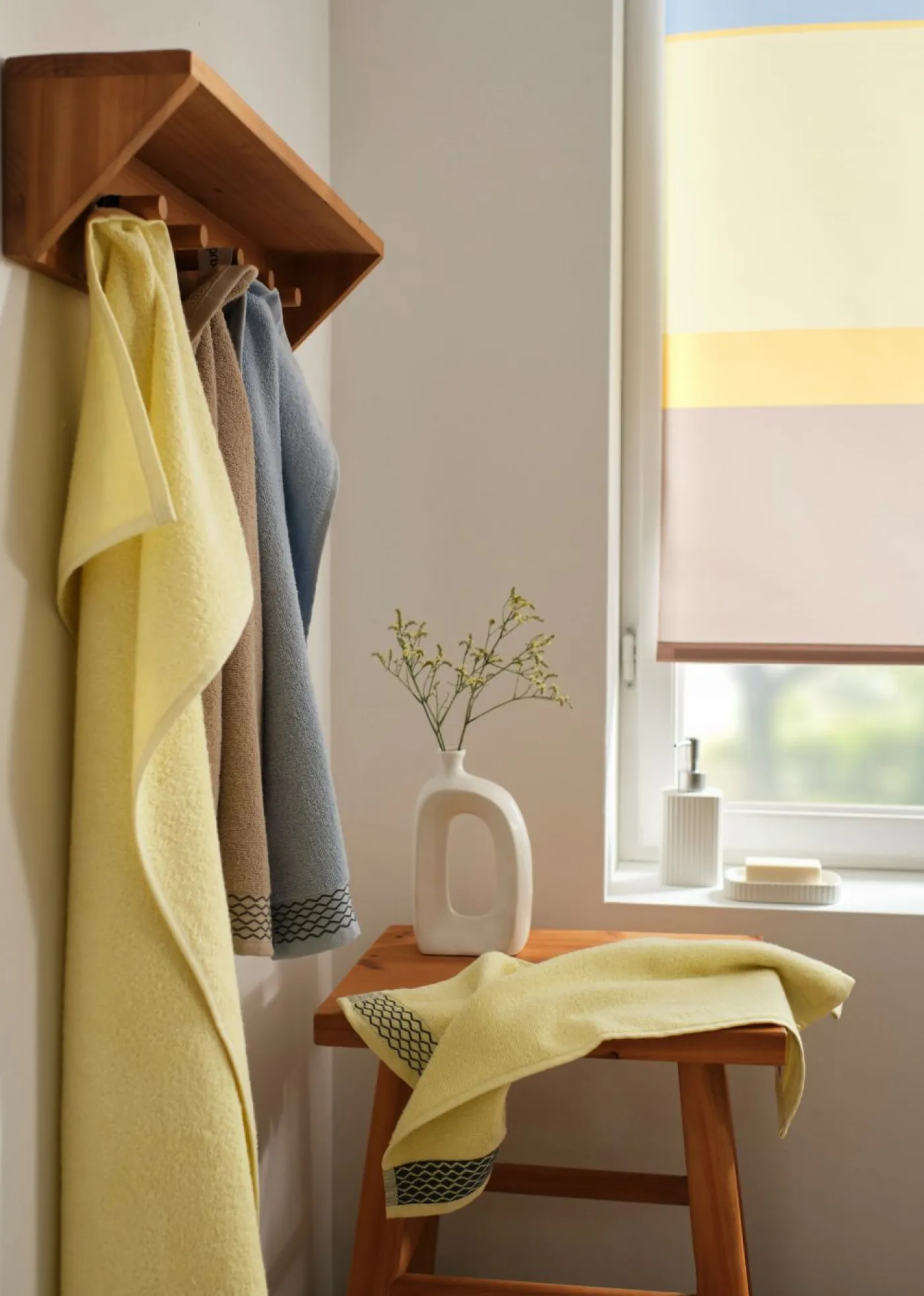 bonprix bonprix Muebles De Baño·Toallas De Baño|Toallas>Toalla de mano de algodón amarillo primavera