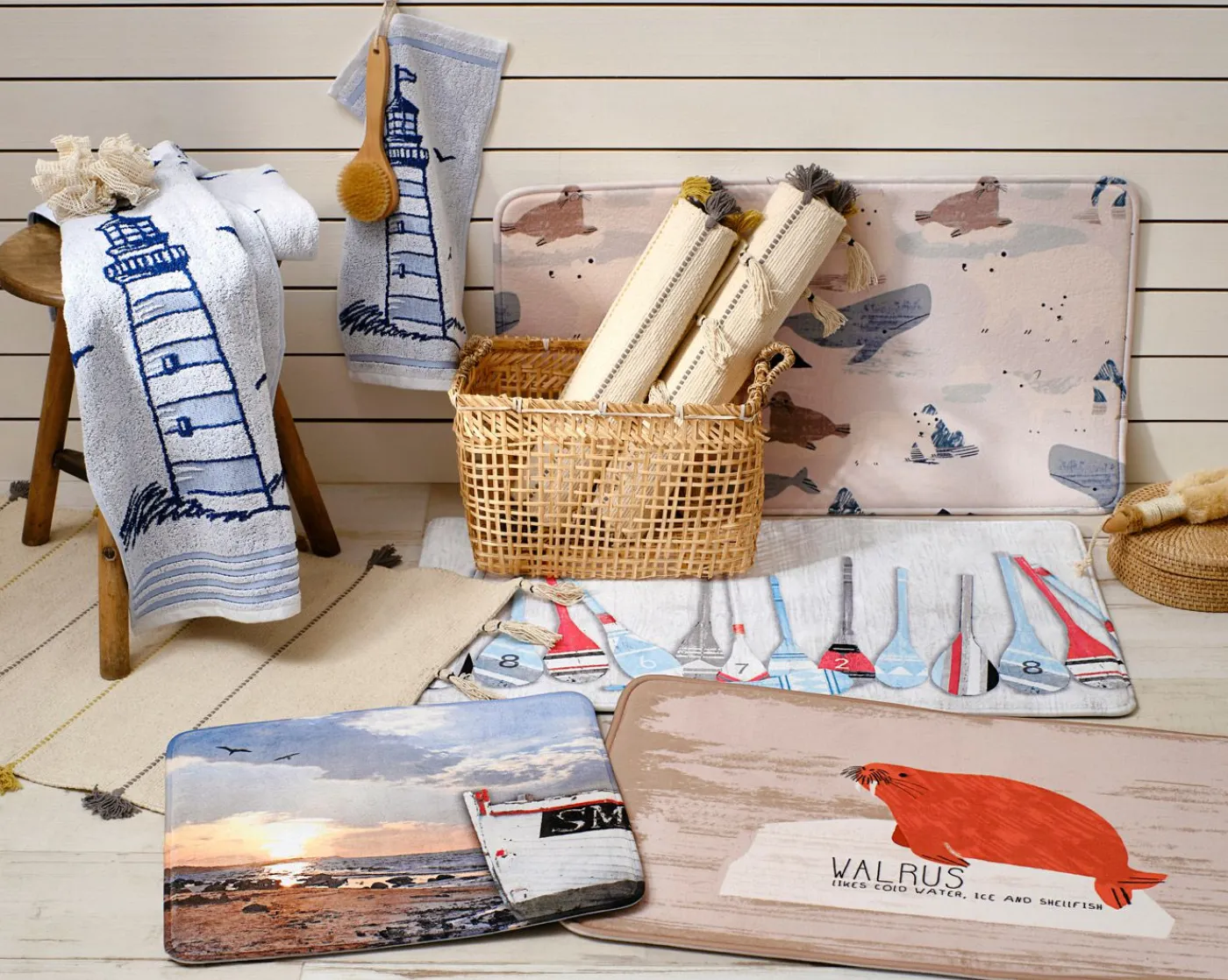 bonprix bonprix Toalla de mano de algodón con faro