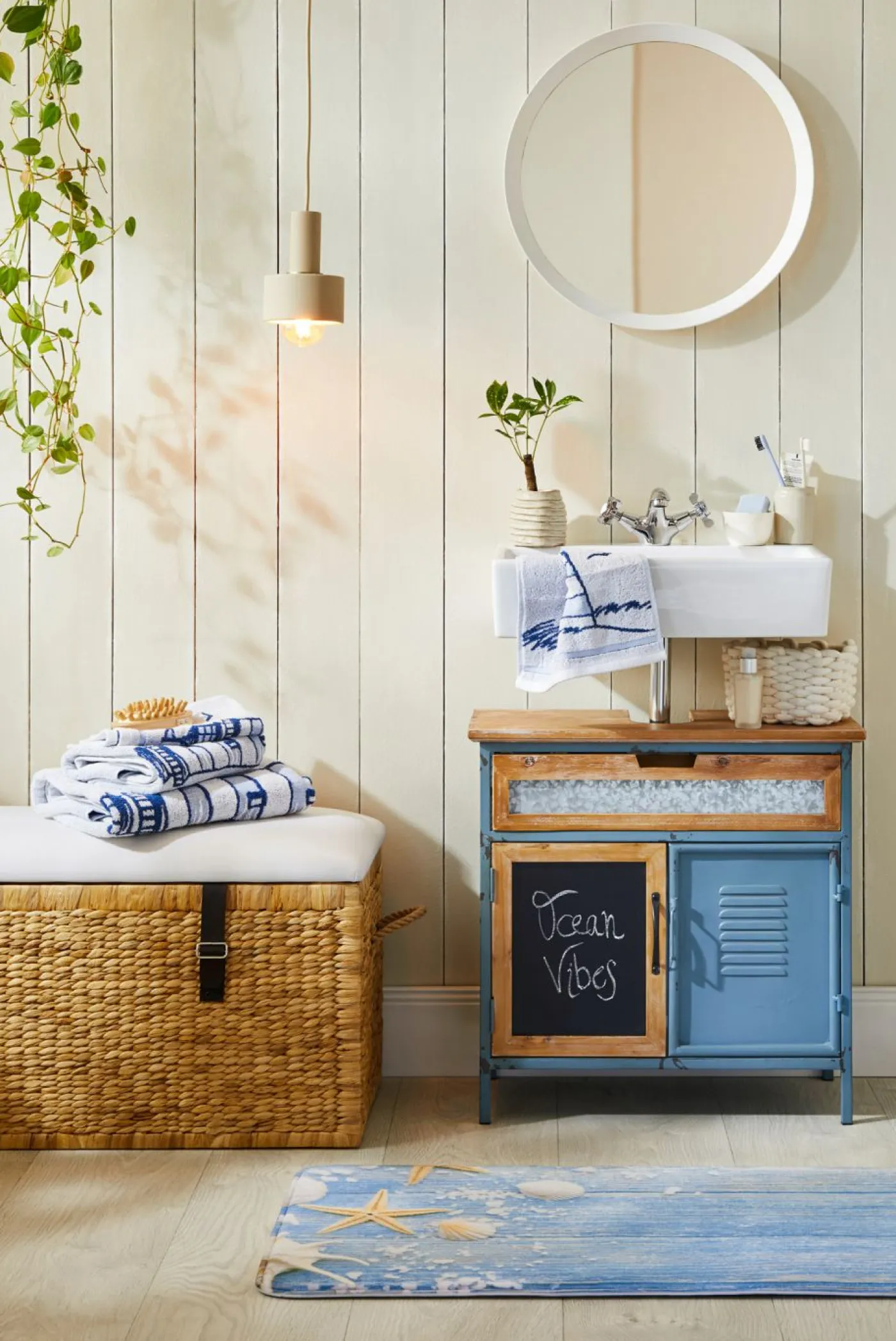 bonprix bonprix Toalla de mano de algodón con faro