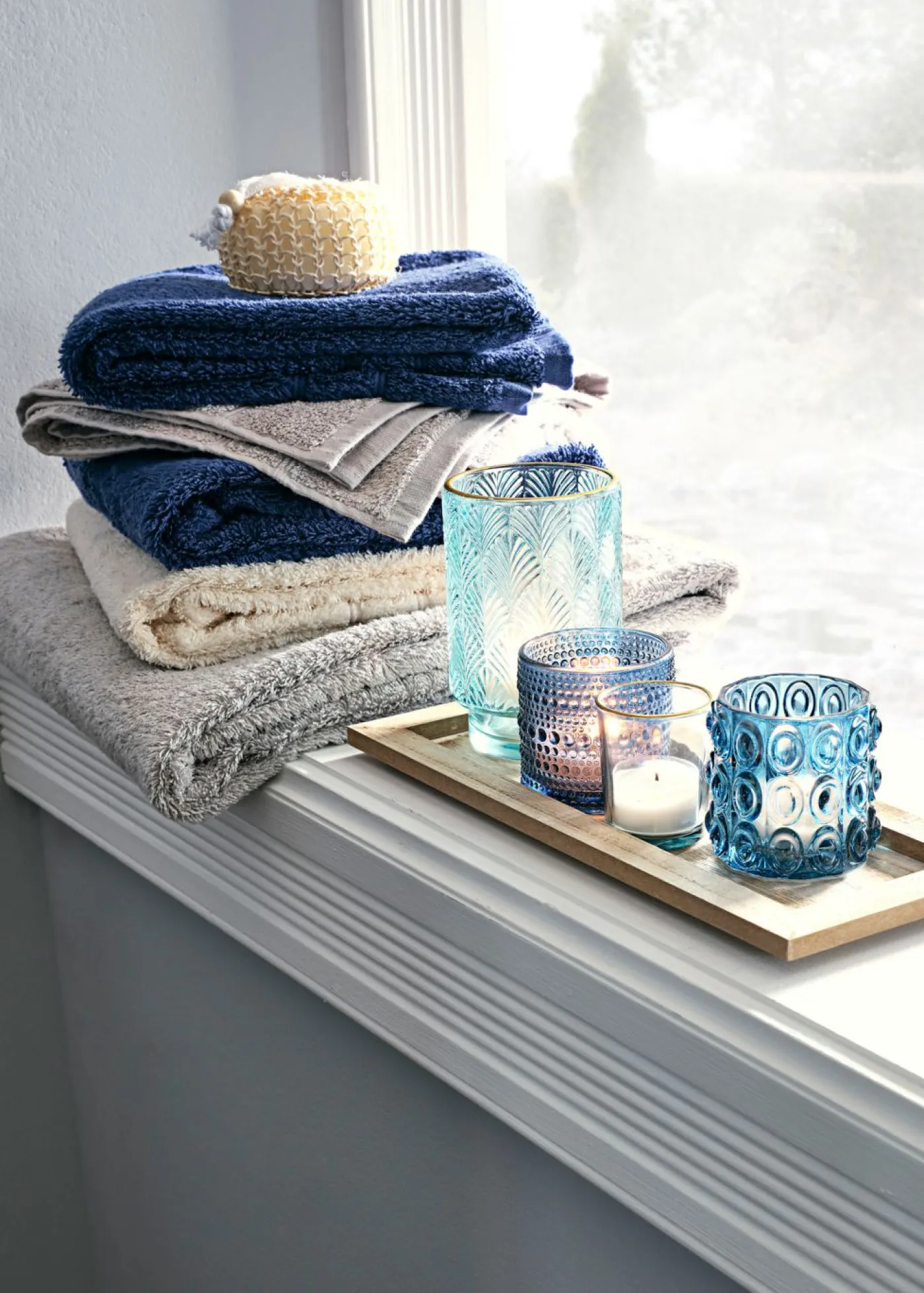 bonprix bonprix Muebles De Baño·Toallas De Baño|Toallas>Toalla de mano de algodón de calidad suave Gris