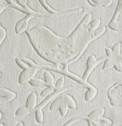 bonprix bonprix Muebles De Baño·Toallas De Baño|Toallas>Toalla de mano de algodón con estructura en relieve beige con flores