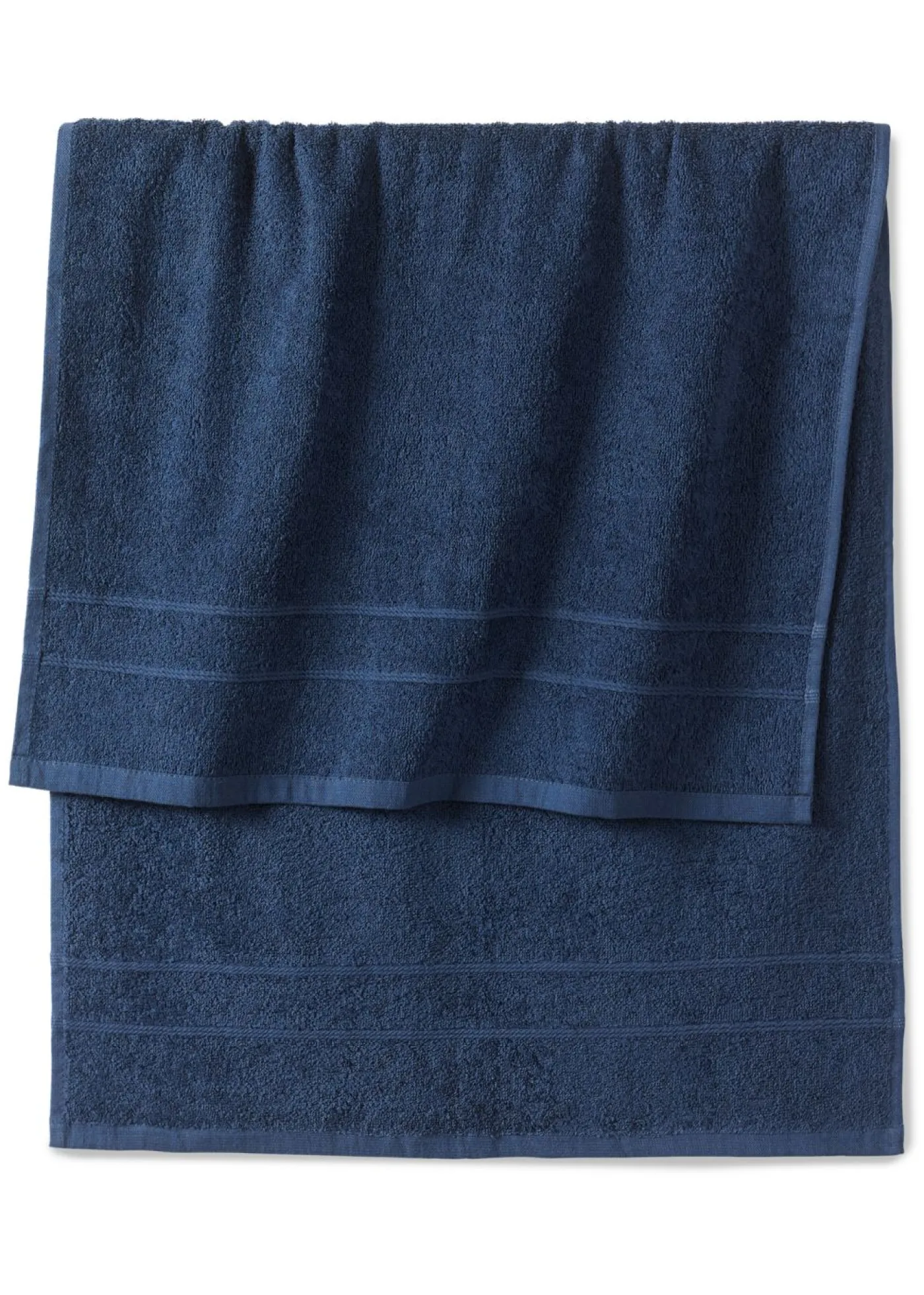 bonprix bonprix Muebles De Baño·Toallas De Baño|Toallas>Toalla de mano de algodón de calidad suave Azul marino